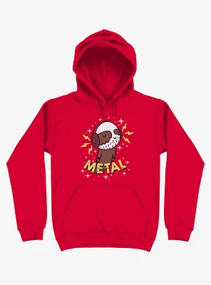 Metal Is My Co-Pilot Red Hoodie