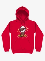 Metal Is My Co-Pilot Red Hoodie