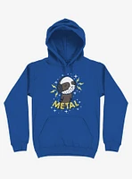 Metal Is My Co-Pilot Royal Blue Hoodie