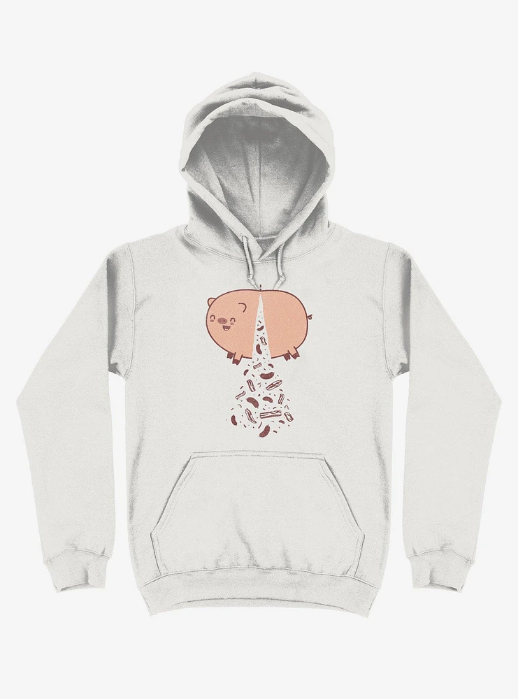 Pignata Pig White Hoodie