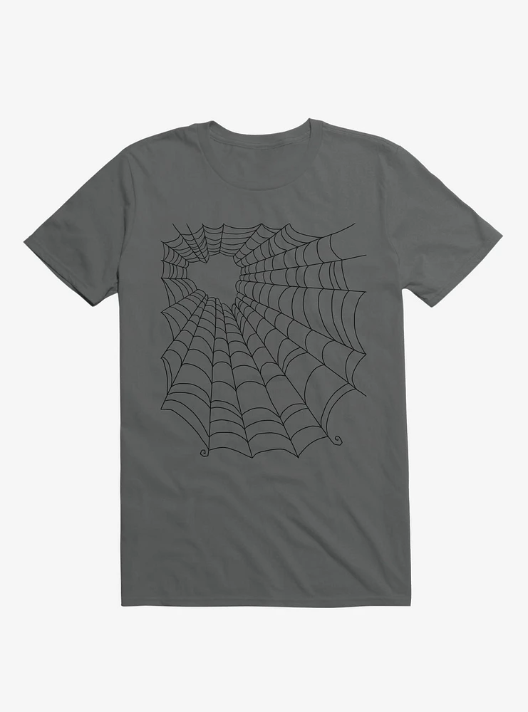 Caught You My Hearted Web Asphalt Grey T-Shirt