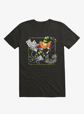 Scary Godmother Reading Comics Black T-Shirt
