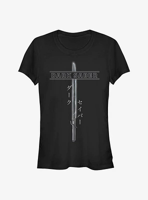 Star Wars The Mandalorian Dark Saber Girls T-Shirt