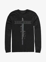 Star Wars The Mandalorian Dark Saber Long-Sleeve T-Shirt