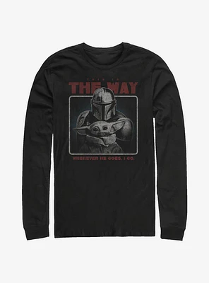 Star Wars The Mandalorian Retro This Is Way Long-Sleeve T-Shirt