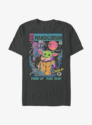 Star Wars The Mandalorian Comic Cover T-Shirt