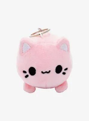 Tasty Peach Meowchi Strawberry Plush Key Chain