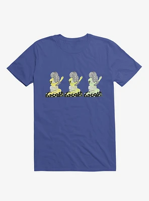 Polka Dot Bikini Babe Royal Blue T-Shirt