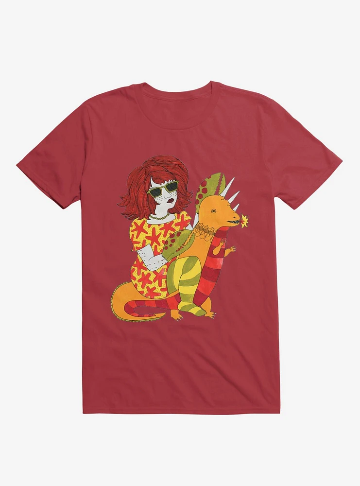Baby Dragon And Starfish Dress Lobster Lady T-Shirt