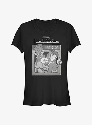 Marvel WandaVision Vintage T.V. Girls T-Shirt