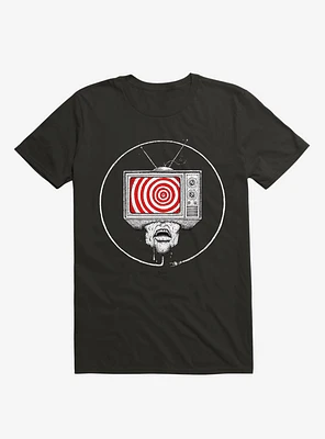 Bad Connection Trance T.V. Black T-Shirt