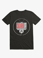 Bad Connection Trance T.V. Black T-Shirt