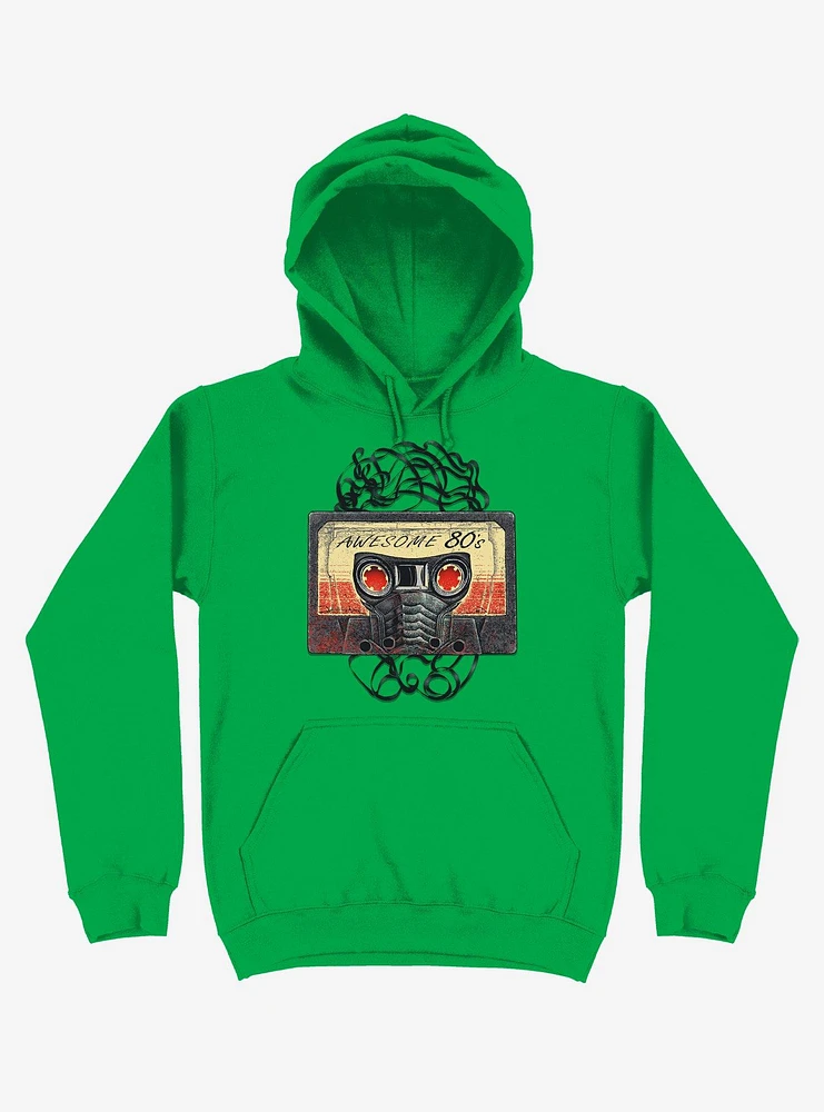 Awesome 80's Mixtape Kelly Green Hoodie