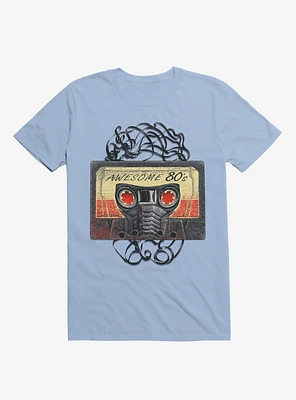 Awesome 80's Mixtape Light Blue T-Shirt