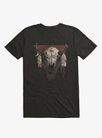 Tatanka Bison Head Black T-Shirt