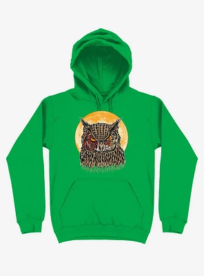 Zombie Blood Owl Irish Green Hoodie