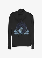 Disney Hercules Hades I'm Hot You're Not Cowlneck Long-Sleeve Girls Top