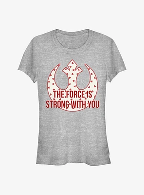 Star Wars Strong Heart Force Girls T-Shirt