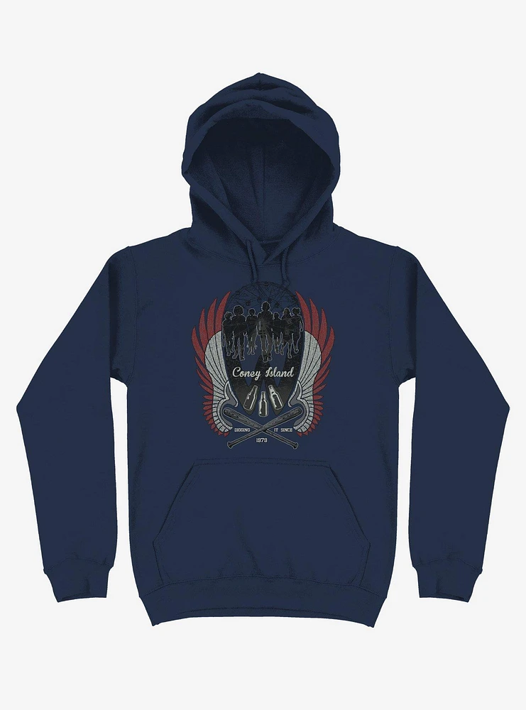 Warriors Are Home Coney Island Navy Blue Hoodie