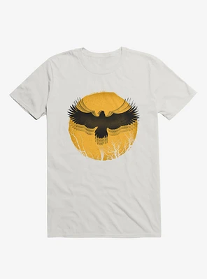 Black Bird Thunder White T-Shirt