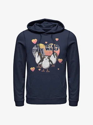 Star Wars Episode VIII The Last Jedi Porg Hearts Hoodie