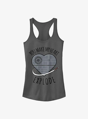 Star Wars Heart Explode Death Girls Tank