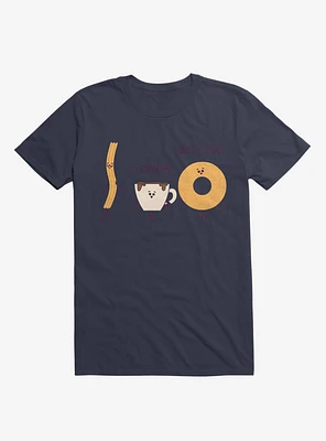 A Churro! Bless You! Coffee And Donut Navy Blue T-Shirt