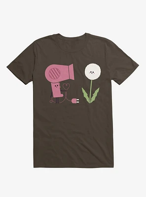 Forbidden Love Hair Dryer And Dandelion T-Shirt