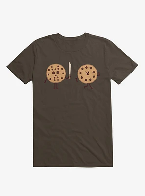 Cookhees Cookie Murder Brown T-Shirt