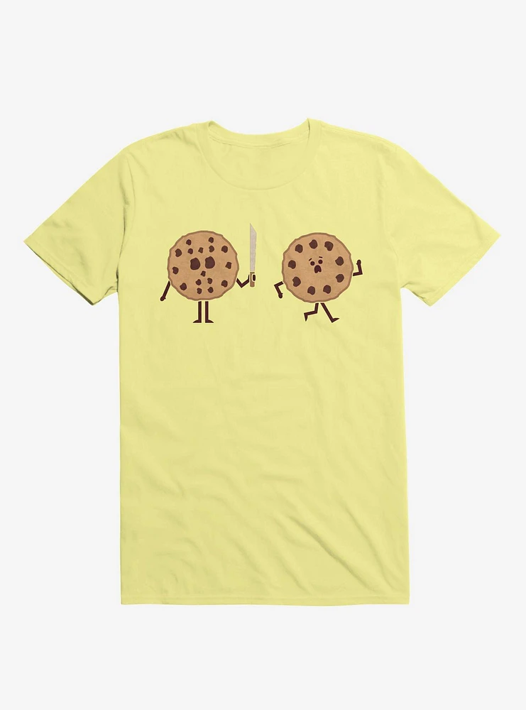 Cookhees Cookie Murder Corn Silk Yellow T-Shirt