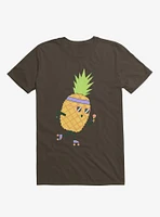 Summer Pineapple Roller Skating T-Shirt
