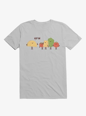 Taco Hop In! Fixings Ice Grey T-Shirt