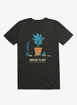 Indoor Comfy Plant Black T-Shirt