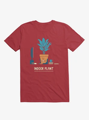 Indoor Comfy Plant Red T-Shirt