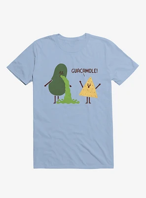 Guacamole Throw Up Light Blue T-Shirt