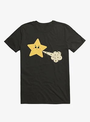 Sparkle Tooting Star Black T-Shirt