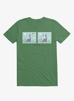 Dinosaur Meh-Teor Irish Green T-Shirt