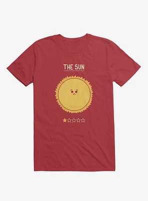 The Sun One Star Rating Red T-Shirt
