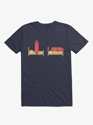Opposites Ketchup Ketchdown Navy Blue T-Shirt