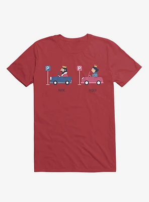 Opposites Parking Parkqueen Red T-Shirt