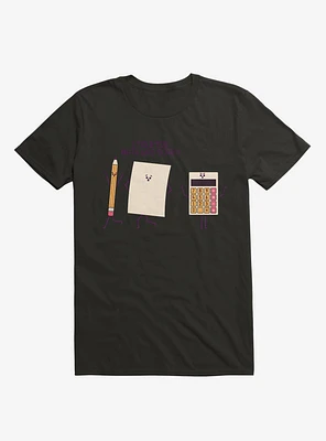 I Told You Math Was Scary Black T-Shirt