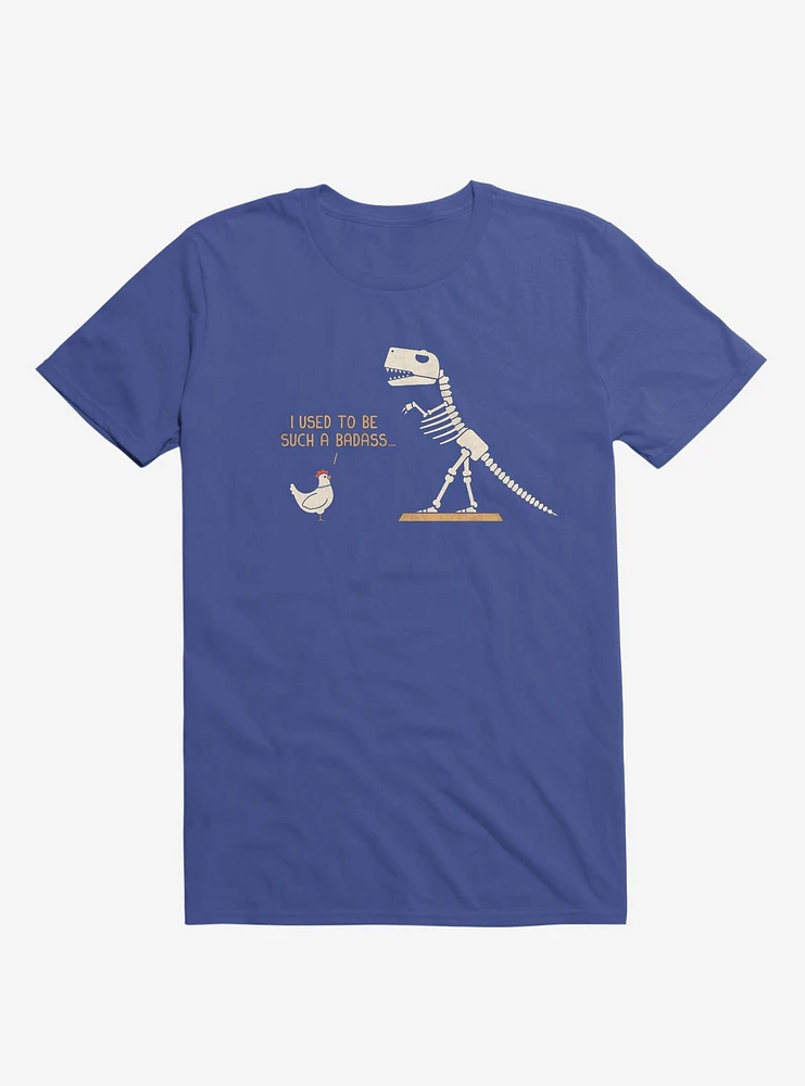 Chicken I Used To Be Bad... Royal Blue T-Shirt