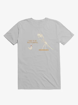 Chicken I Used To Be Bad... Ice Grey T-Shirt