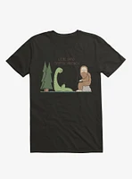 We're Into Cryptocurrency! Mythical Creatures Black T-Shirt