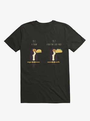 Know Your Birds A Toucan Or Bird With Taco T-Shirt