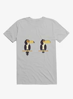 Know Your Birds A Toucan Or Bird With Taco Ice Grey T-Shirt