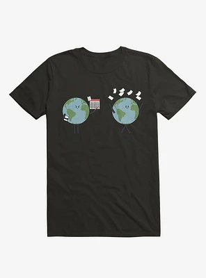 Opposites Planet Screwet Black T-Shirt