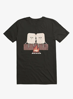 I Melt With You Marshmallows Black T-Shirt