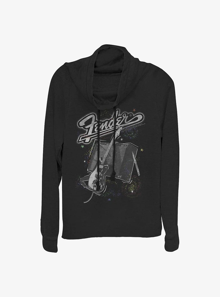 Fender Space Cowlneck Long-Sleeve Girls Top