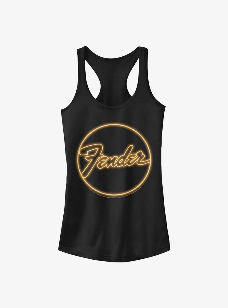 Fender Neon Sign Logo Girls Tank